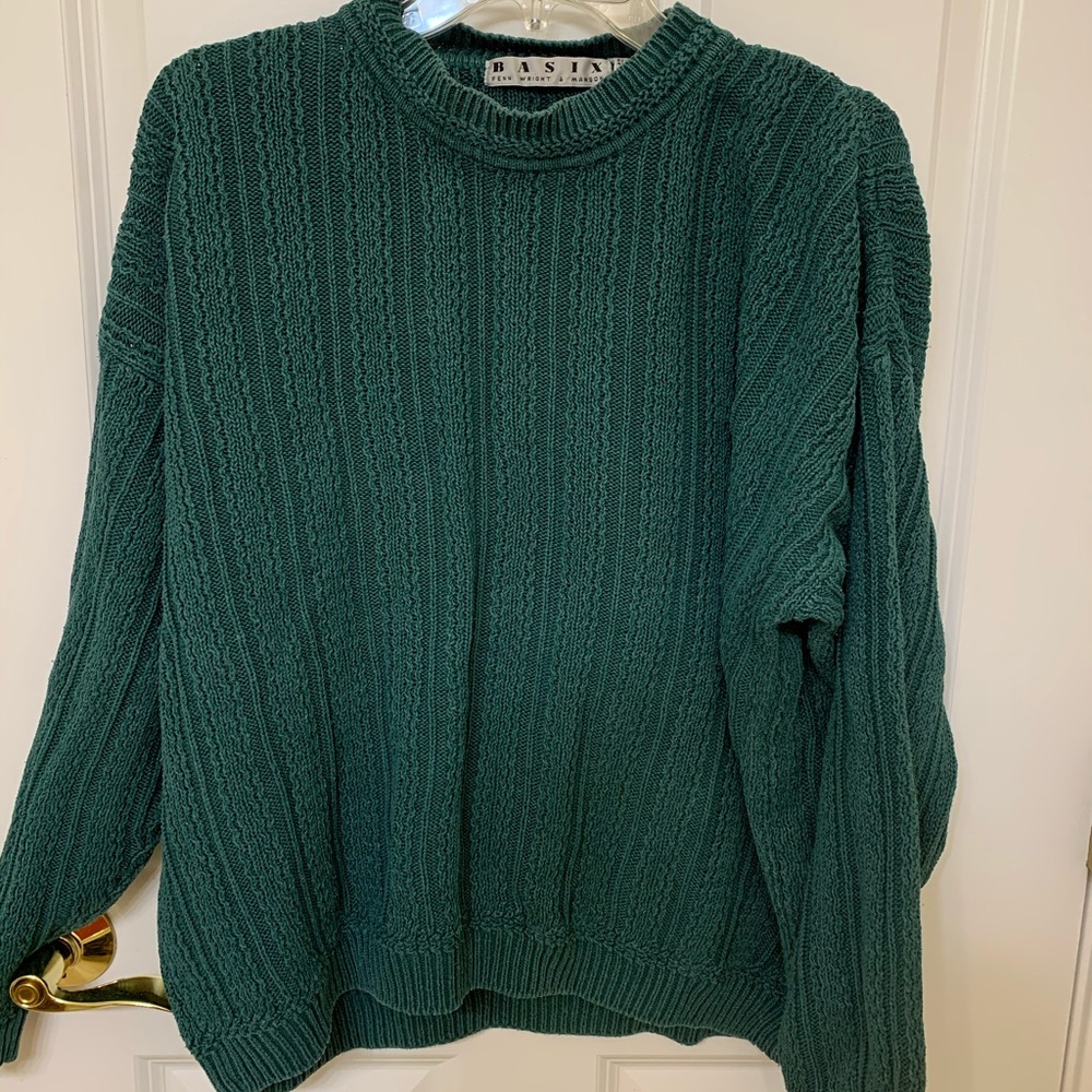 Vintage, teal/green sweater